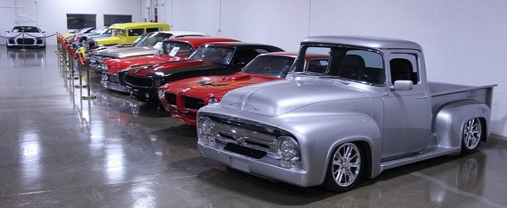 Twin-Procharged 1956 Ford F-100 Muscle Truck 