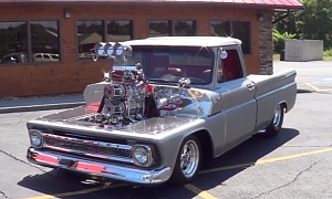 Twin Supercharged 1965 Chevy Pickup Will Blow Your Mind