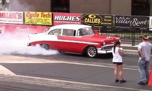 Twin-turbo, 1956 Chevrolet Bel Air Is a 6-Second Beast, Takes on Monstrous Supra