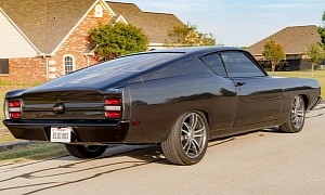 Twin Turbo 1969 Ford Torino GT Restomod Features 615 HP Courtesy of Mustang-sourced V6