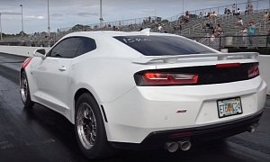 Twin-Turbo 2016 Camaro SS Practices Its Quarter Mile While Waiting for Built 427
