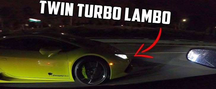 Twin-Turbo Ford Mustang Boss 302 Races TT Lamborghini