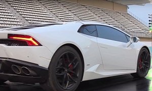 Twin-Turbo Lamborghini Huracan Sets 1/4-Mile Record for Stock Engine, Gearbox