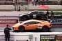 Twin Turbo Lambo Huracan Drags Nissan GT-R and 911 Turbo, It's Not Even Close