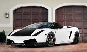 Twin-Turbo Lamborghini Gallardo Plays Black&White Game