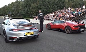 Twin Turbo Lamborghini Huracan With 1,050 HP Destroys the Field at Recent 1/4 Mile Event