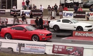 Twin-Turbo Mustang Known as “Great White” Loves Doing Wheelies, Runs Low 7s Easy