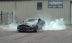 Twin-Turbo Shelby GT350 Mustang Brutalizes Its Rear Tires