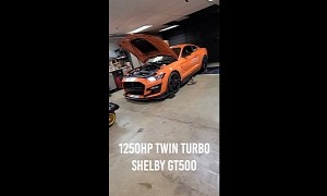 Twin-Turbo Shelby GT500 "Hellion" Lays Down 1,252 HP With Stock Engine Internals