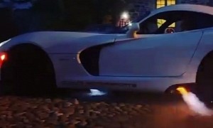 Twin-Turbo Viper Anti-Lag Lights Up the Fireworks, Sounds Like It Too