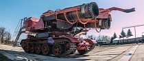Twin-Turbojet Firefighting Tank Is a Nightmarish Utility Vehicle with Soviet Roots