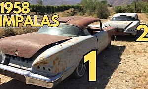 Two Abandoned 1958 Chevy Impala Hardtops Need a Christmas Miracle and a Full Restoration