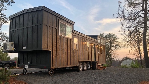 The Titan is one of the most elegant tiny homes on wheels