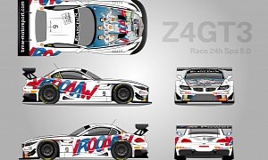 Two BMW Z4 GT3s Will Have a Special Comic Book Livery at Spa-Francorchamps Race