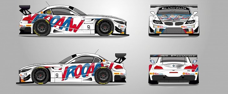 BMW Z4 GT3 Livery for 2015 Spa-Francorchamps race