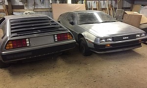 Two Brand New DeLorean DMC-12s Locked Away in a Barn Are the Find of the Week