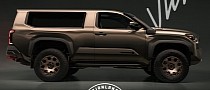 Two-Door 2024 Toyota Tacoma Trailhunter SUV Looks Ready to Conquer Imagination Land