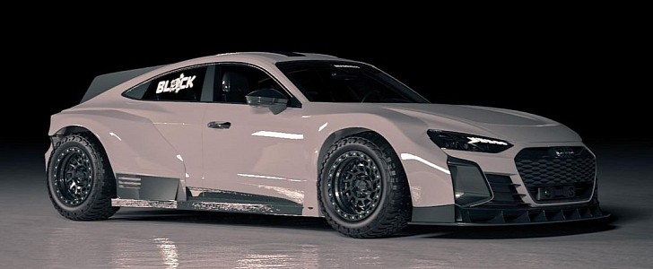 Two-Door Rally Audi e-tron GT "Hoonitron" rendering 
