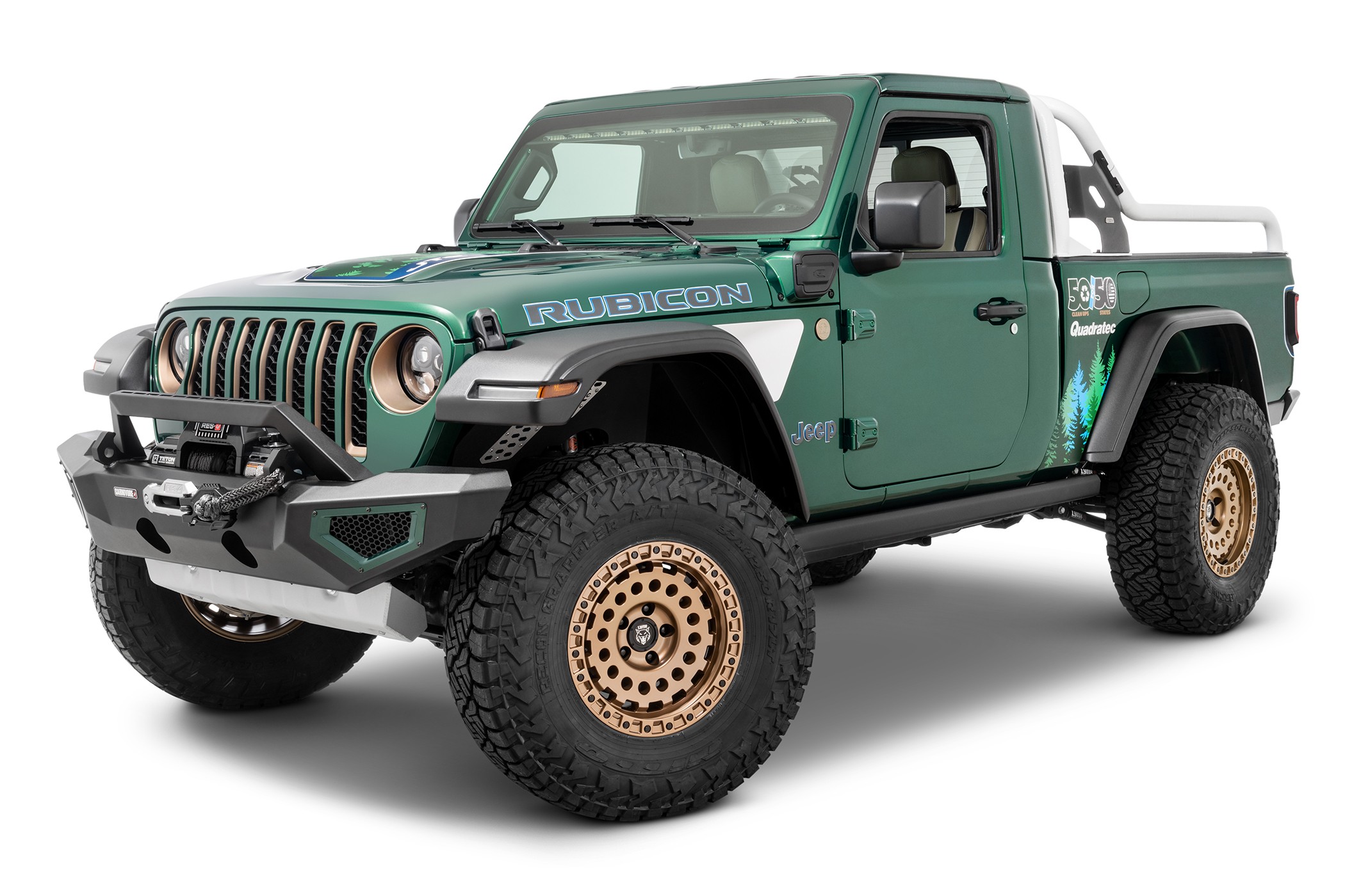 TwoDoor Jeep Gladiator ‘JTe’ Hybrid Is a Custom Trail Truck Built for