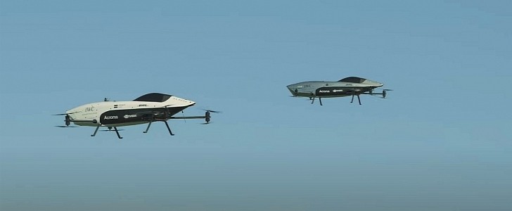 Two Airspeeder Mk3 take to the skies ahead of the first un
