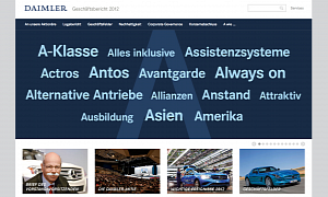 Two Gold and Two Bronze Awards for Daimler's 2012 Annual Report