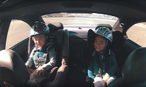 Two Kids Go for a Drifting Session in the Back of an E46 M3 and Absolutely Love It – Video