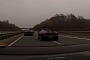 Two Lamborghini Gallardos Street Race on Autobahn