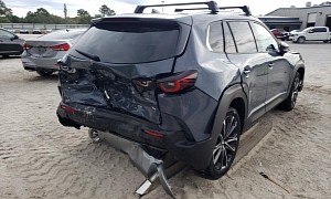 Two-Month-Old 2023 Mazda CX-50 Looks Absolutely Pitiful, Wrecked SUV Listed on Copart