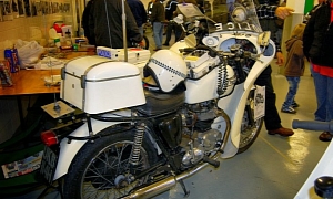 Two Retro Police Bikes from the UK