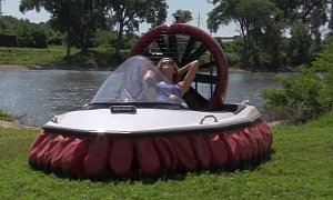 Two-Seater Carbon Fiber and Kevlar Hovercraft Is Summertime Madness <span>· Video</span>