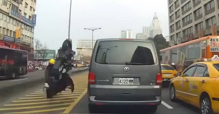 Two Stupid Scooter Riders