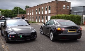 Two Tesla EVs Embarrass Themselves in a Self-Parking Test, There's a Simple Reason for It