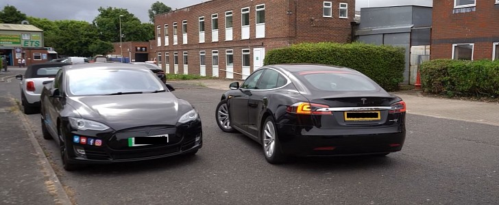 Two Tesla EVs Embarrass Themselves in a Self-Parking Test, There's a Simple Reason for It