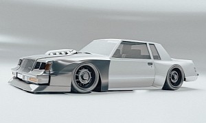 Two-Tone CGI Buick Grand National Sits Properly Bagged and Wide, Looks “Subtle”