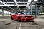 Two-Tone Dodge Charger Hellcat Widebody Rides Ominously Low on Matching Forgiatos
