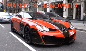 Two-Tone Mansory Mercedes SLR Renovatio Spotted in London
