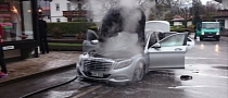 Two-Weeks Old Mercedes-Benz S-Class Catches on Fire <span>· Photo Gallery</span>