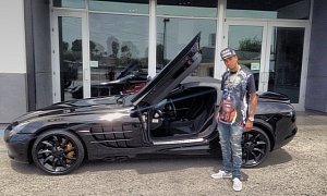 Tyga Gets Scott Disick’s “Batmobile” SLR