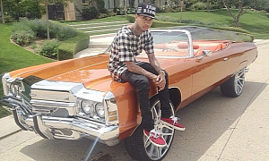 Tyga Sits on His New Forgiato Impala Donk