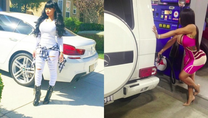 Blac Chyna is all about the German cars