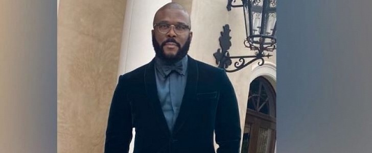 Tyler Perry was involved in a crash that saw his Bentley Bentayga T-bone a Honda Accord
