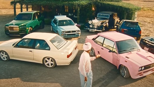 Tyler, The Creator loves collecting boxy and colorful cars, and bicycles of all kinds