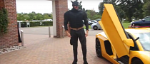 Tyson Fury Shows Up at Klitschko Conference in Lamborghini, Dressed as Batman
