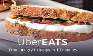Uber Now Delivers Food Too... In 10 Minutes or Less