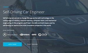 Udacity Opens Nanodegree Program For Self-Driving Car Engineers