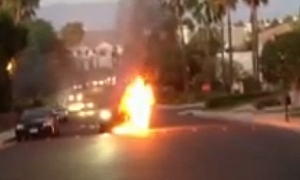 UFC Manager’s BMW X6 M Bursts into Fire