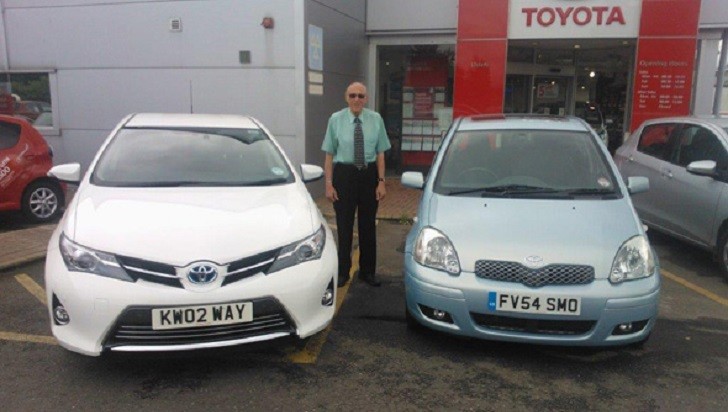 Bill and his new Auris Hybrid