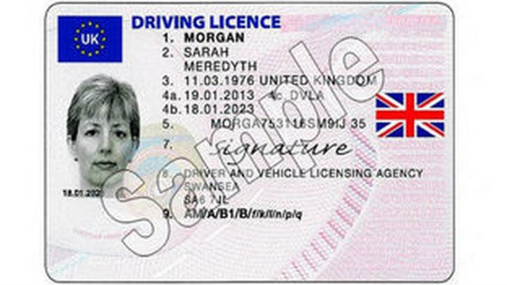 2015 UK Driving Licence
