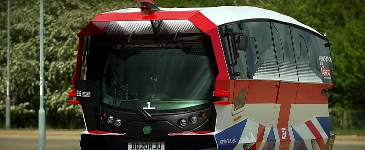 UK launched its first driverless buses in Cambridge