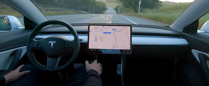 Tesla's Full Self Driving in Action